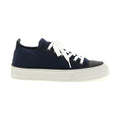Brunello Cucinelli Blue Cotton Low Top Sneakers