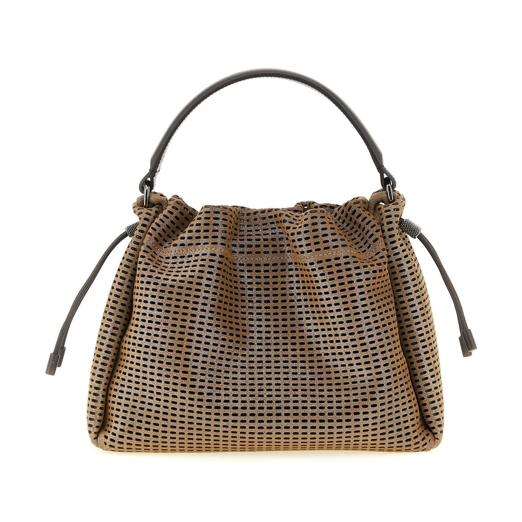 Brunello Cucinelli Brown Calfskin Handbag