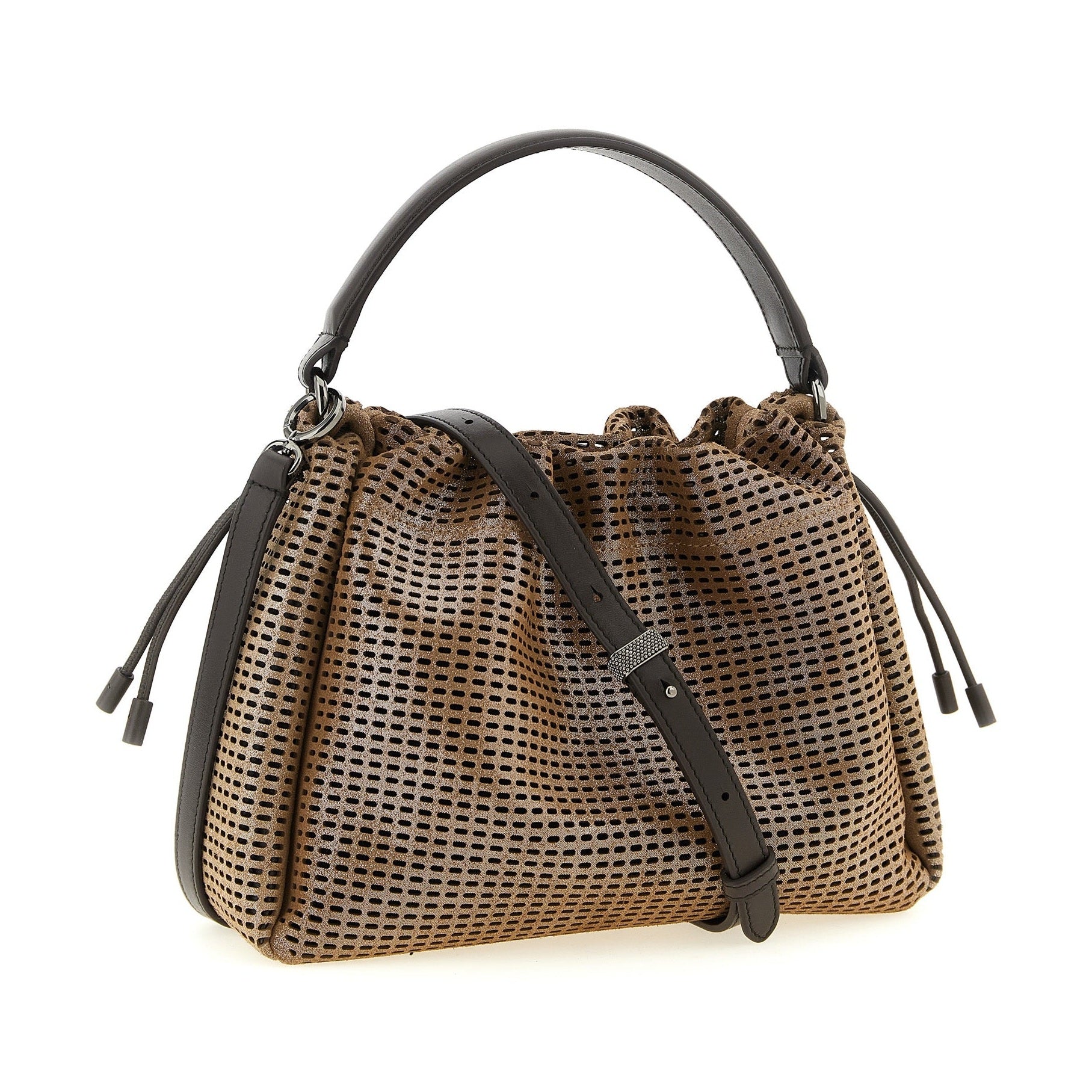 Brunello Cucinelli Brown Calfskin Handbag