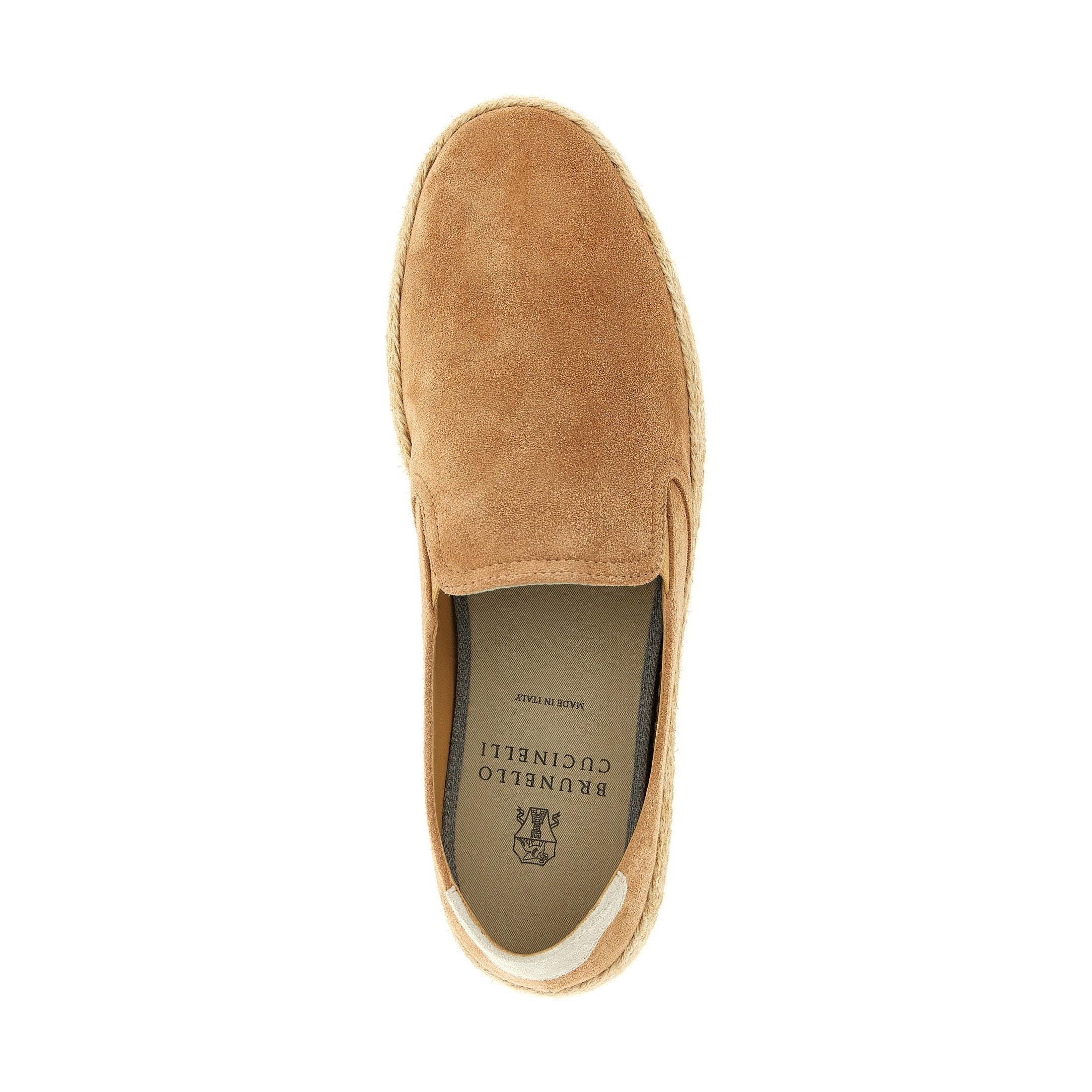 Brunello Cucinelli Beige Calfskin Espadrilles