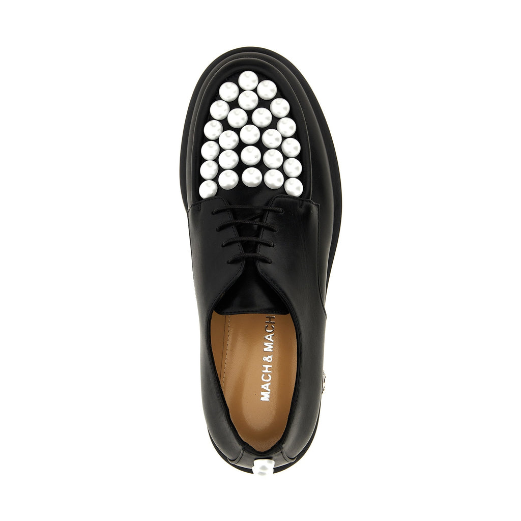 MACH & MACH Bicolor Calfskin Oxfords And Derbies
