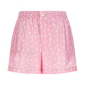Moschino Multicolor Silk Bermuda Shorts