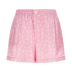 Moschino Multicolor Silk Bermuda Shorts