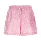 Moschino Multicolor Silk Bermuda Shorts