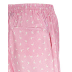 Moschino Multicolor Silk Bermuda Shorts