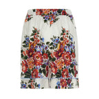 Dolce & Gabbana Multicolor Silk Bermuda Shorts