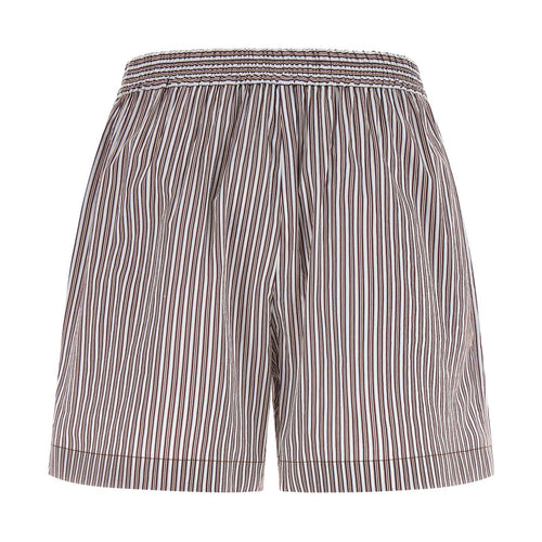 Brunello Cucinelli Bordeaux Cotton Bermuda Shorts