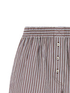 Brunello Cucinelli Bordeaux Cotton Bermuda Shorts