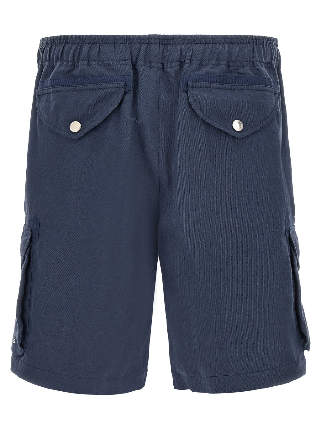 Brunello Cucinelli Blue Linen Bermuda Shorts