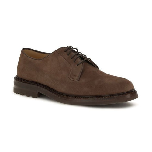 Brunello Cucinelli Brown Calf Leather Bos Taurus Oxfords And Derbies