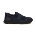 Prada Blue Calf Leather Bos Taurus Athletic Sneakers