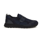 Prada Blue Calf Leather Bos Taurus Athletic Sneakers