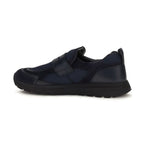 Prada Blue Calf Leather Bos Taurus Athletic Sneakers