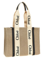 Chloé Beige Calfskin Tote Bag