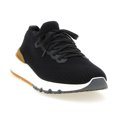 Brunello Cucinelli Black Polyethylene Athletic Sneakers