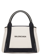 Balenciaga Bicolor Canvas Tote Bag