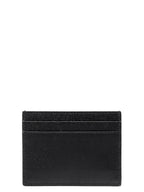 Saint Laurent Black Leather Cardholder