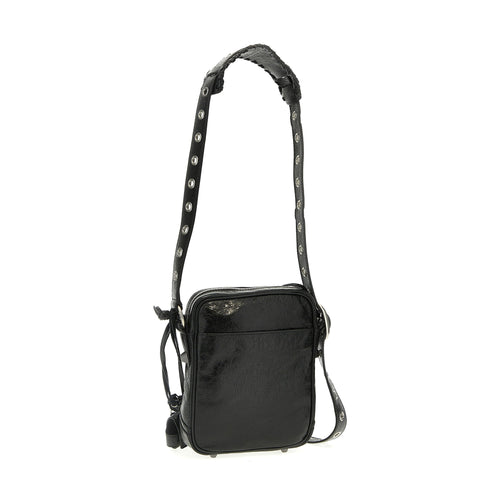 Balenciaga Black Lamb Leather Crossbody Bag