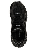 Balenciaga Black Polyester Athletic Sneakers
