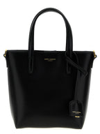 Saint Laurent Black Calfskin Tote Bag