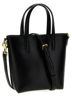 Saint Laurent Black Calfskin Tote Bag