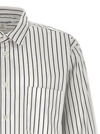 Comme Des Garçons Bicolor Cotton Blouse