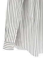 Comme Des Garçons Bicolor Cotton Blouse