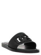 Dolce & Gabbana Black Polyethylene Slides