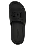 Dolce & Gabbana Black Polyethylene Slides