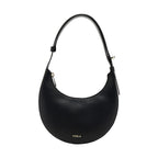 Furla Black Calfskin Shoulder Bag