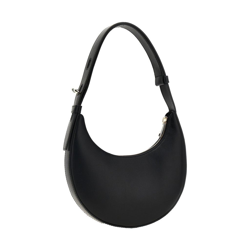 Furla Black Calfskin Shoulder Bag