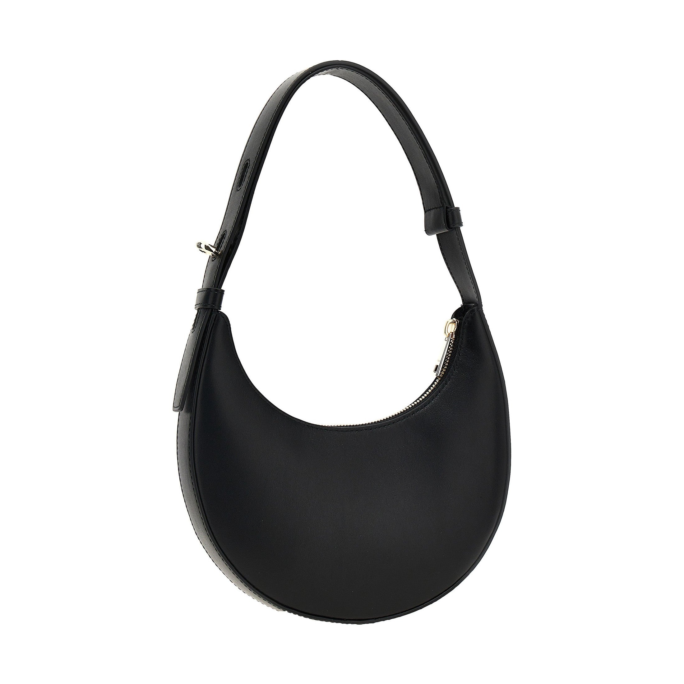 Furla Black Calfskin Shoulder Bag
