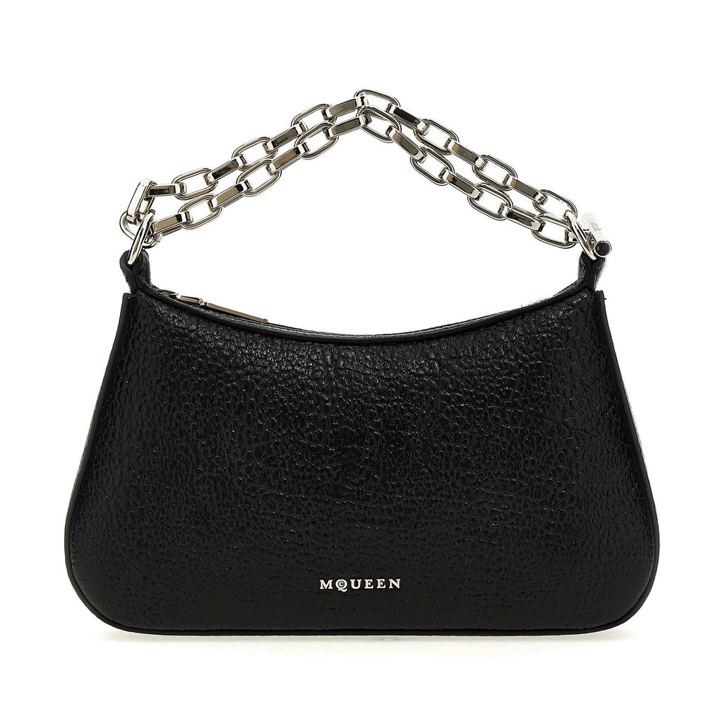 Alexander McQueen Black Lamb Leather Handbag