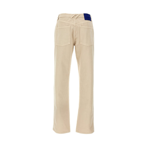 Burberry Beige Cotton Casual Pants