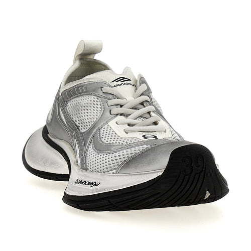 Balenciaga Gray Polyester Athletic Sneakers