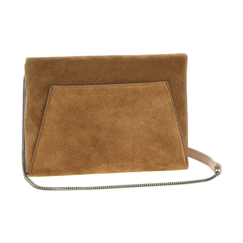 Brunello Cucinelli Brown Calfskin Clutch Bag