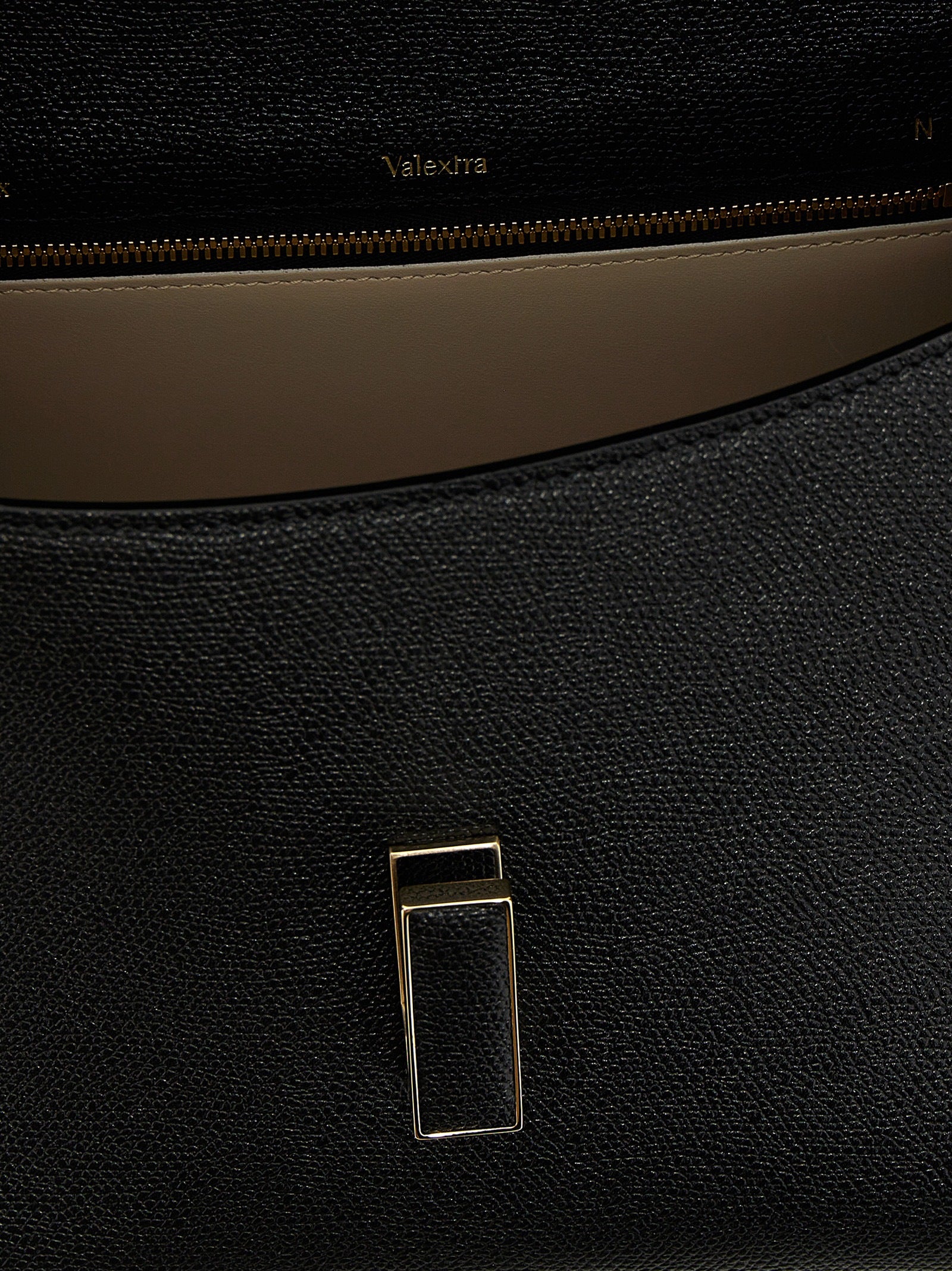 Valextra Black Calfskin Handbag