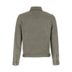 Brunello Cucinelli Gray Cotton Denim Jacket