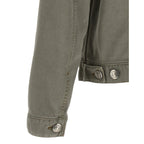 Brunello Cucinelli Gray Cotton Denim Jacket