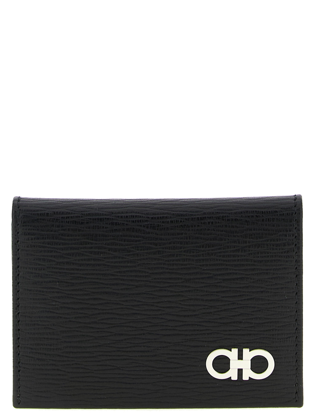 Ferragamo Black Calfskin Cardholder