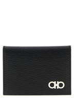 Ferragamo Black Calfskin Cardholder
