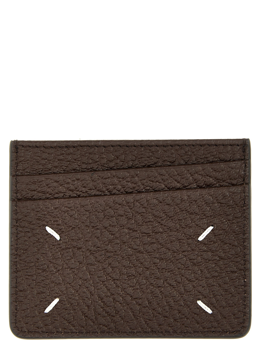 Maison Margiela Brown Calfskin Cardholder