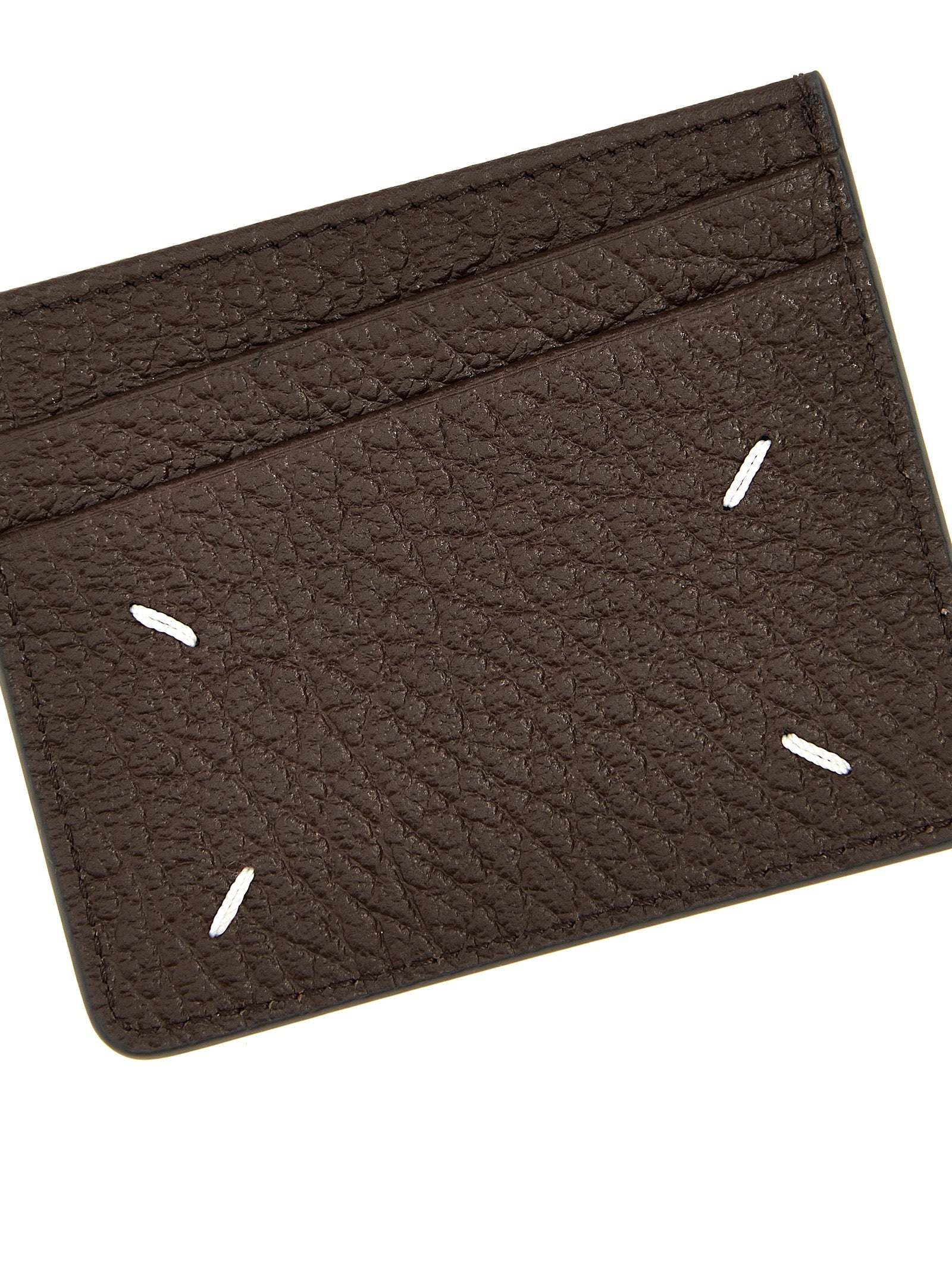 Maison Margiela Brown Calfskin Cardholder