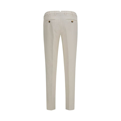 Brunello Cucinelli White Cotton Casual Pants