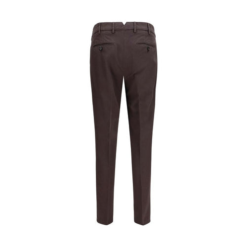 Brunello Cucinelli Brown Cotton Casual Pants