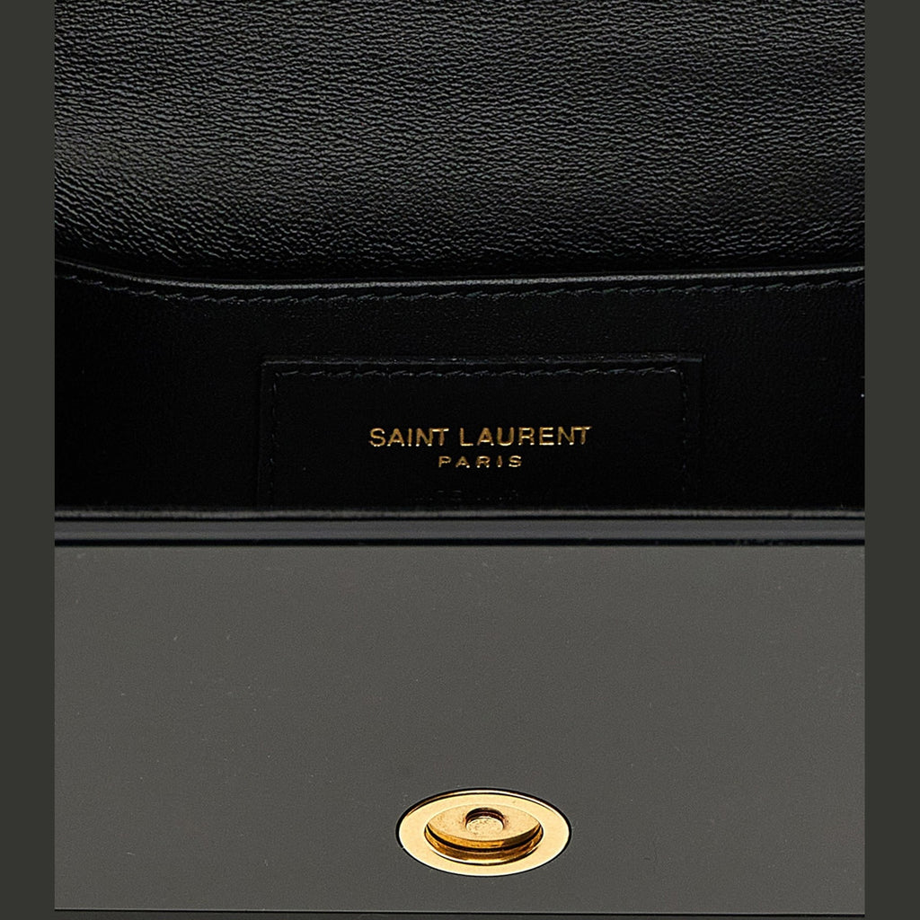 Saint Laurent Black Plexiglass Crossbody Bag