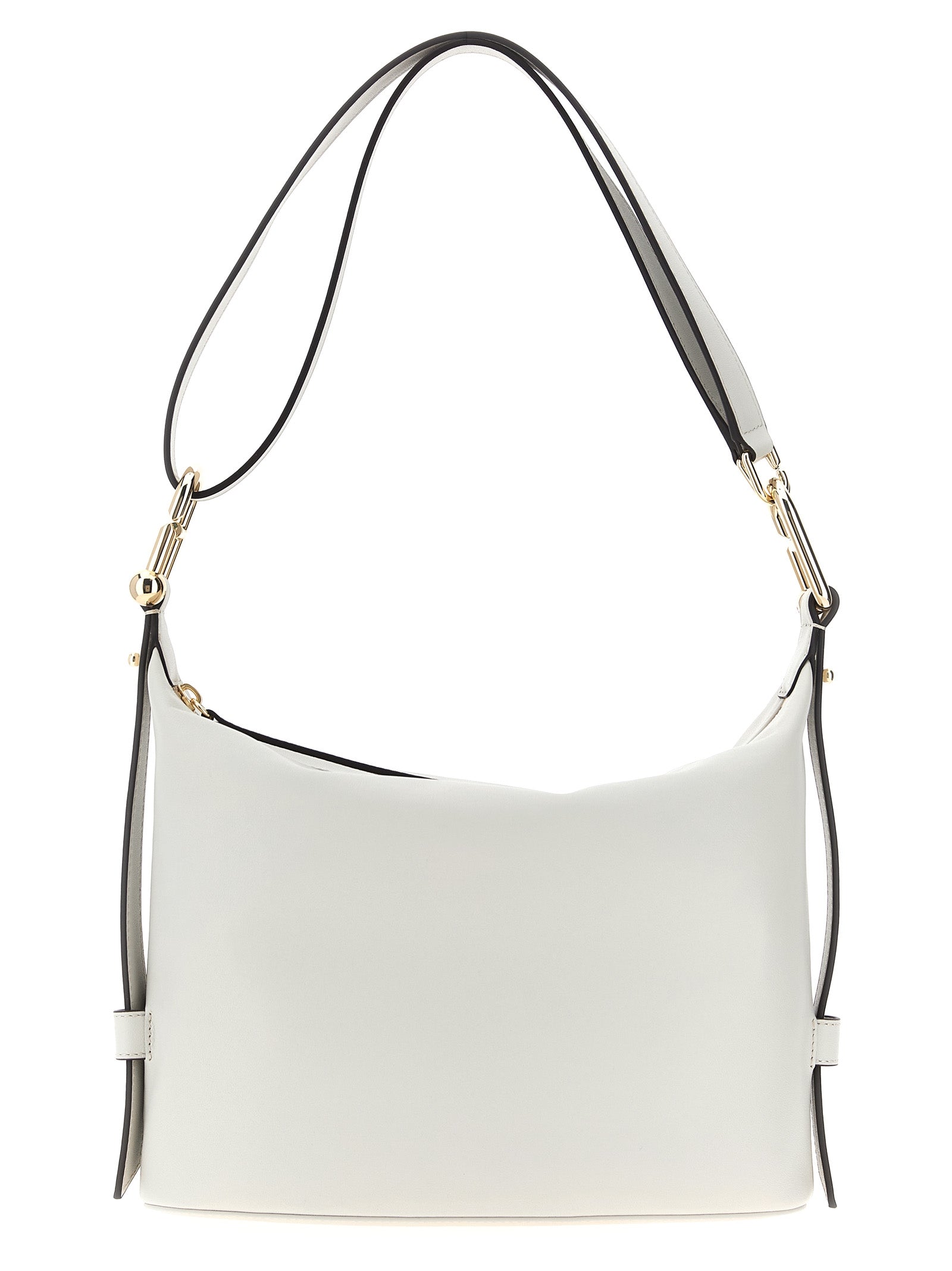 Furla White Leather Shoulder Bag