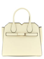 Valextra White Calfskin Handbag