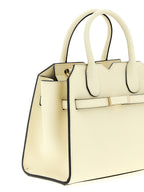 Valextra White Calfskin Handbag