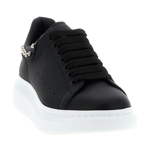 Alexander McQueen Black Calfskin Chunky Sneakers